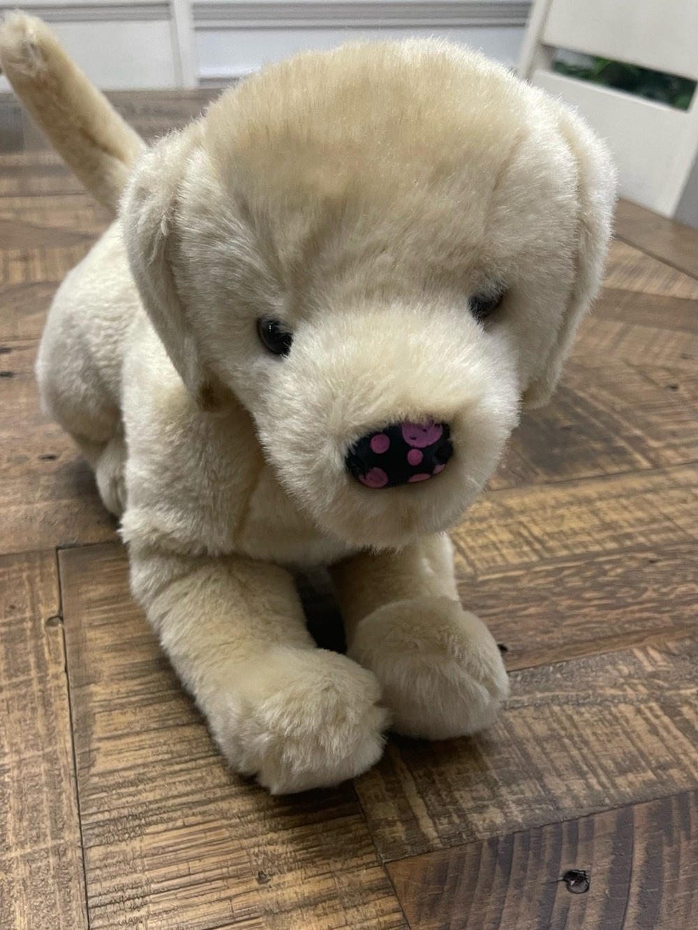 Douglas Cuddle Toys Yellow Labrador or Golden Retriever puppy plush